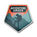 Adventure Awaits Sticker
