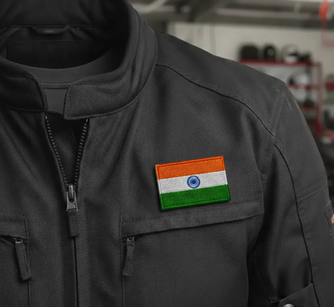 India Flag Iron On Patch