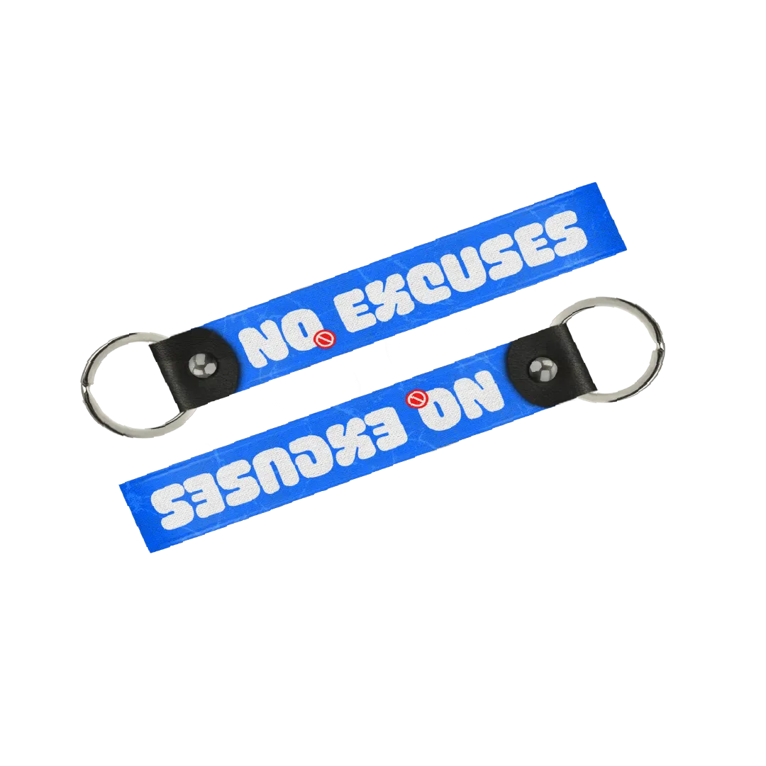 No Excuses Keytag