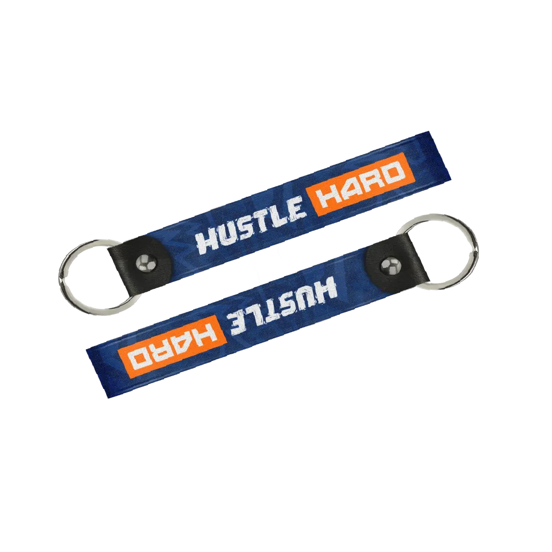 Hustle Hard Keytag