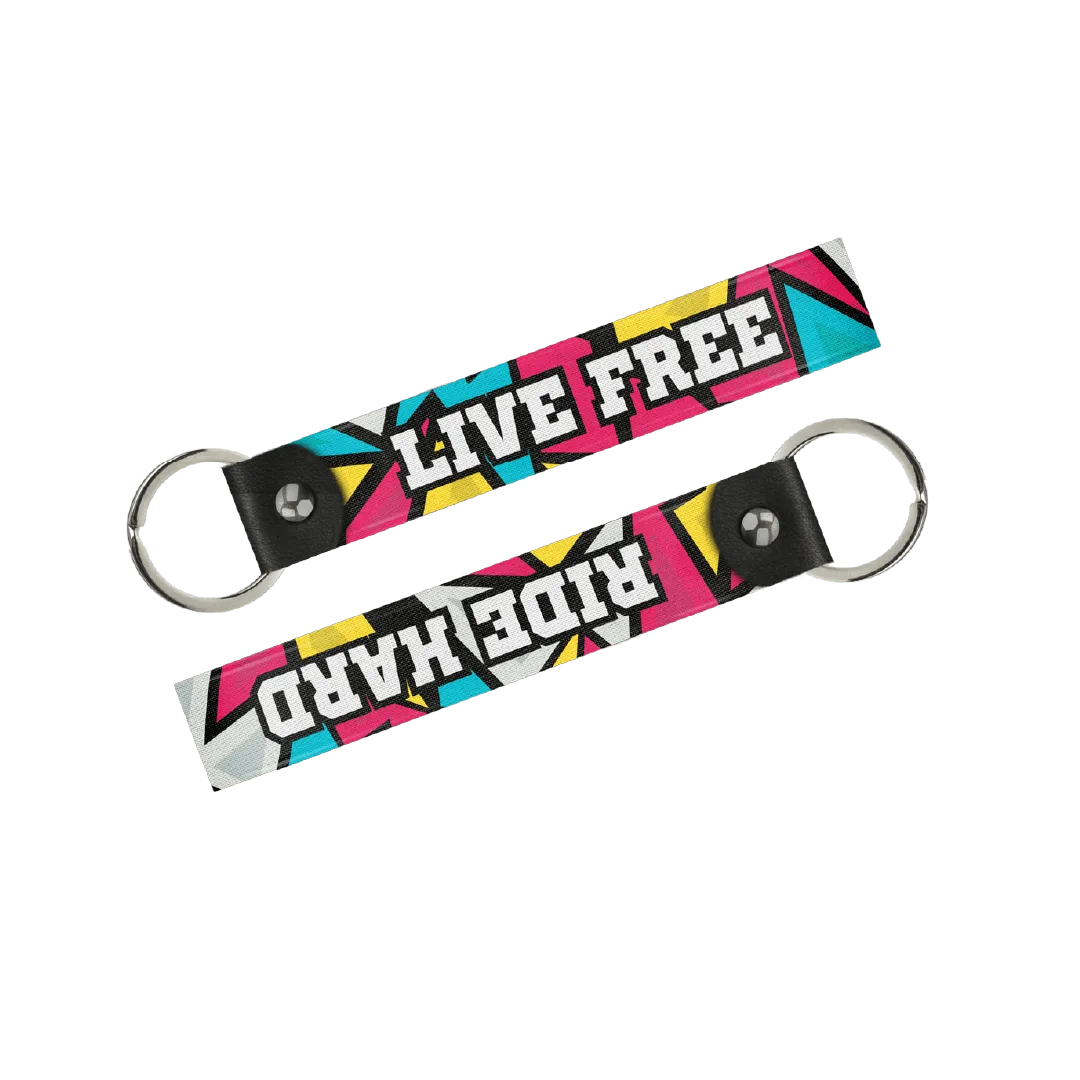 Live Free Keytag