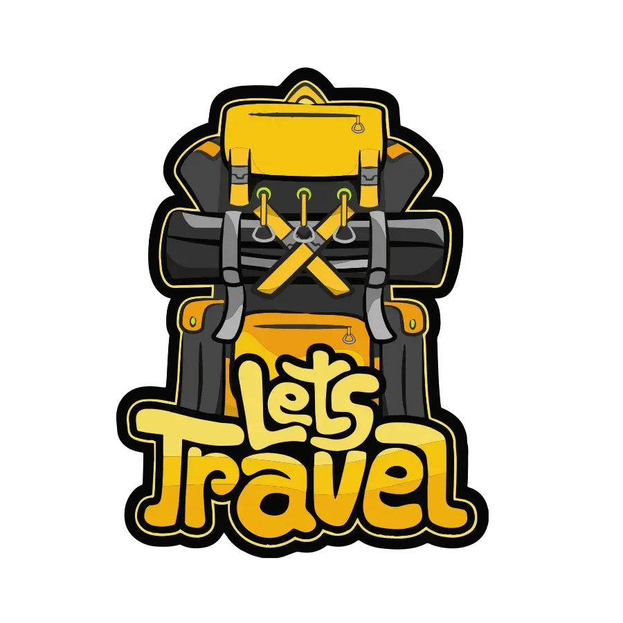 Lets Travel Sticker