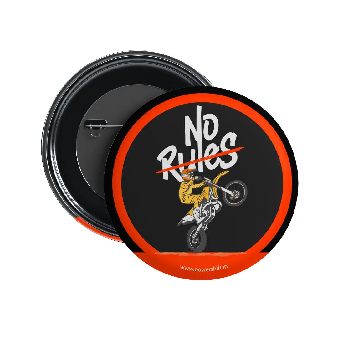No Rules Badge