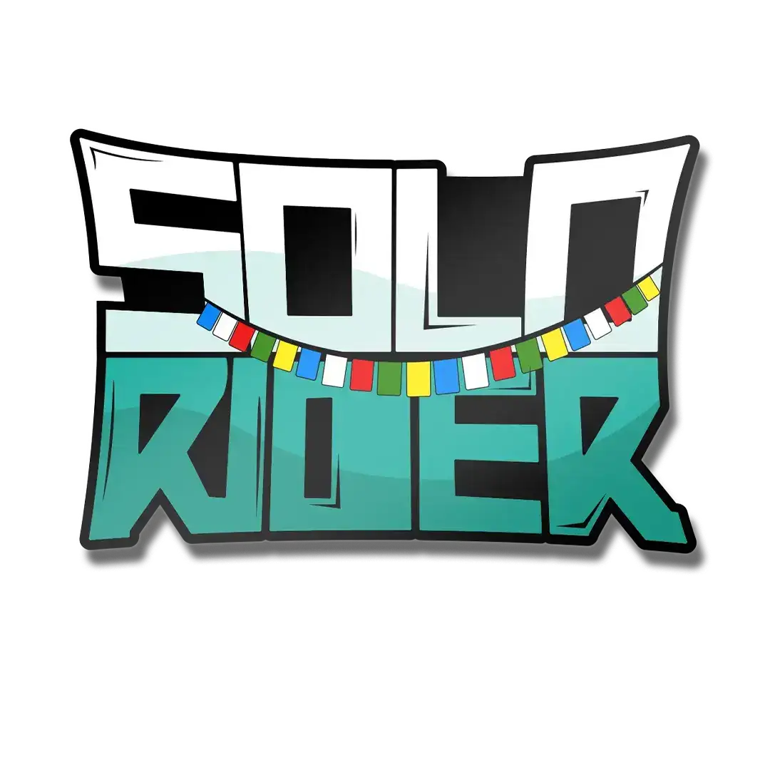 Solo Rider Sticker