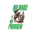 No Road No Problem Sticker