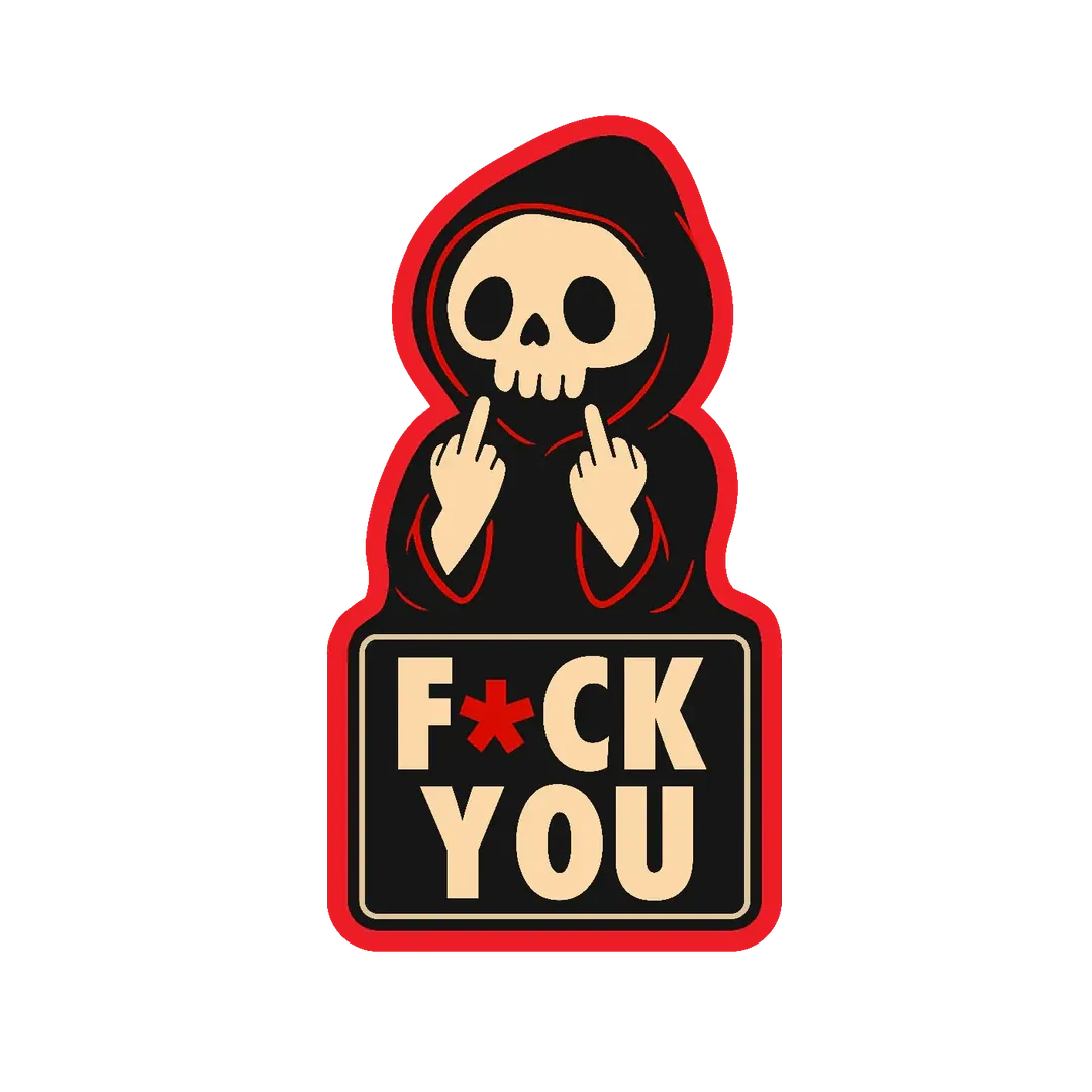Fackiu Sticker F*ck You Sticker – Powershift