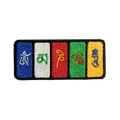 Tibetian Flag Iron On Patch