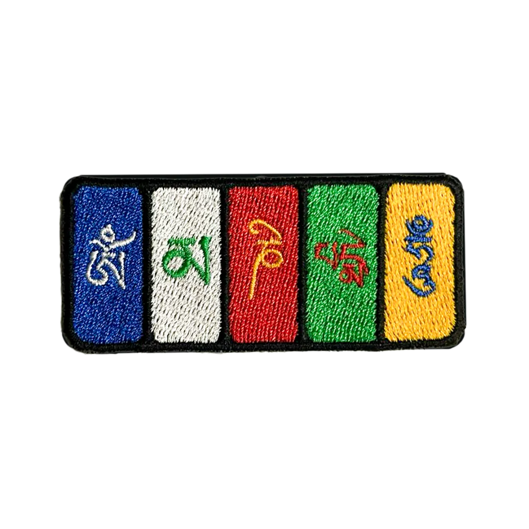 Tibetian Flag Iron On Patch