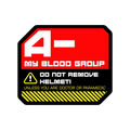 A- Blood Group Sticker
