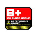 B+ Blood Group Sticker