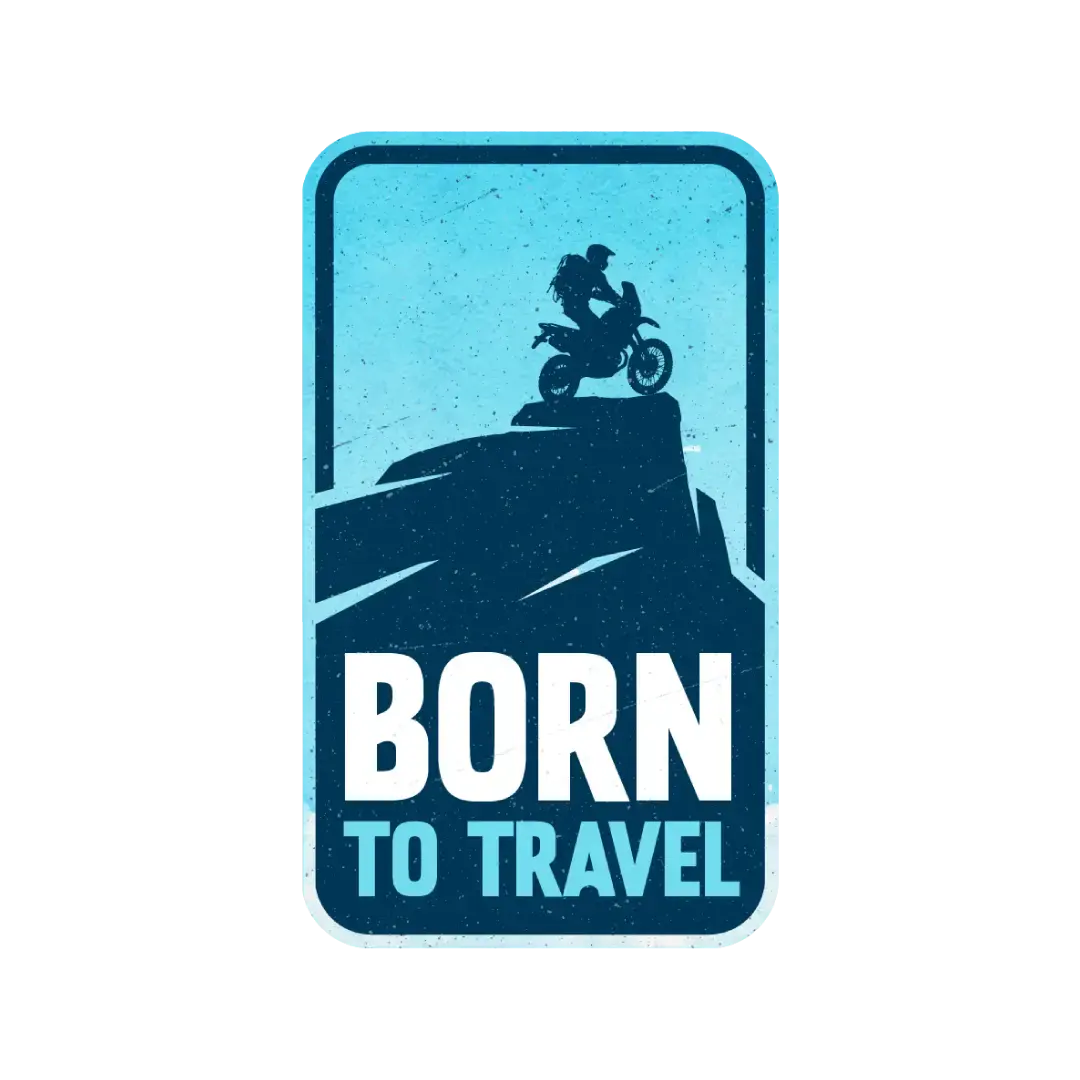 Born To Travel Sticker