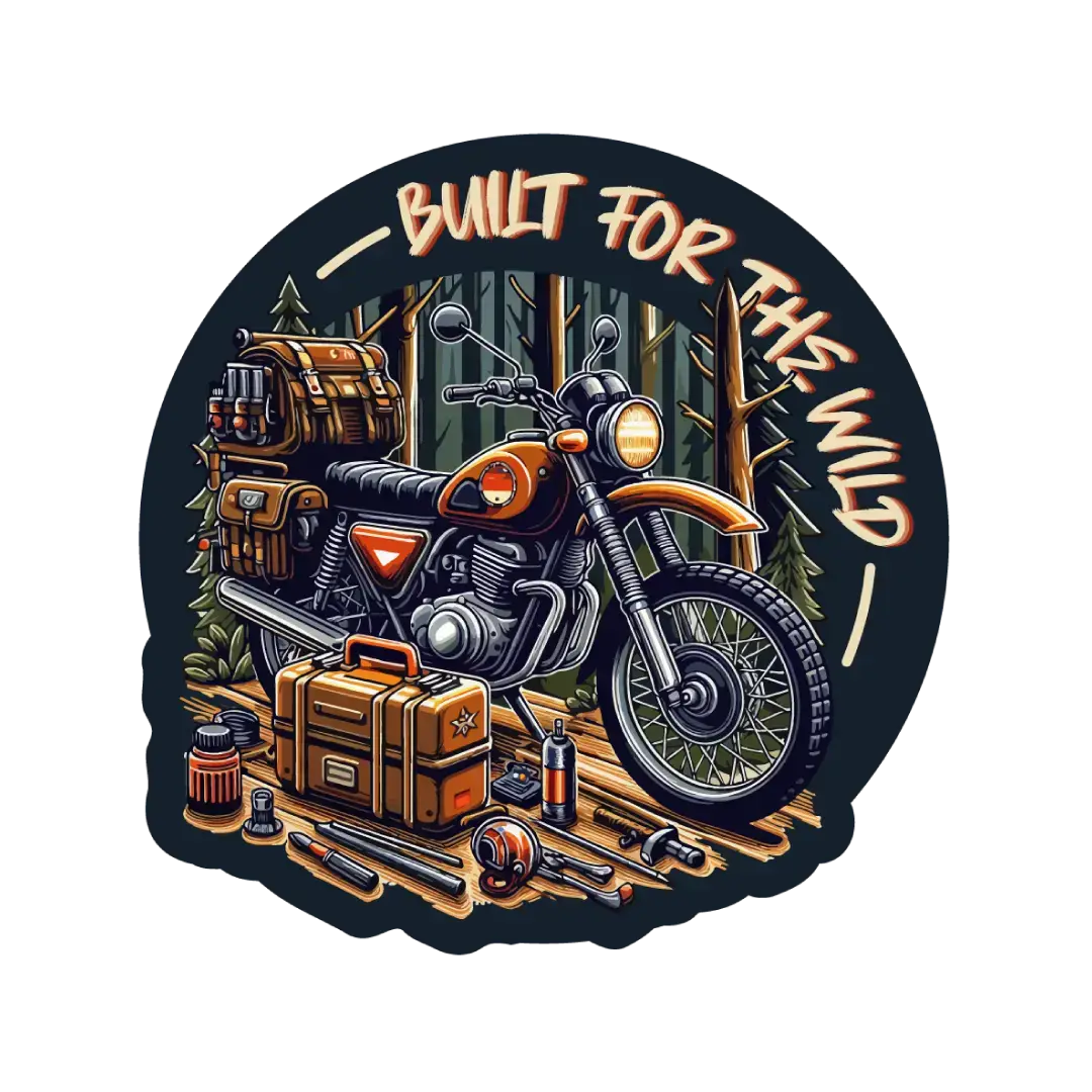 Built For The Wild Sticker