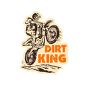 Dirt King Sticker