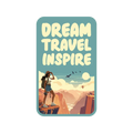 Dream Travel Inspire Sticker