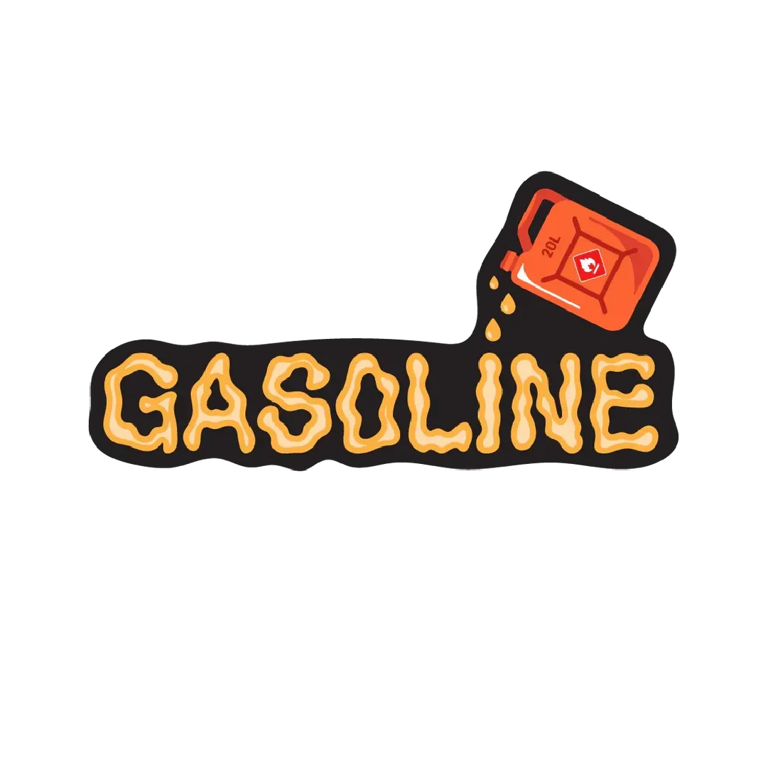 Gasoline Sticker
