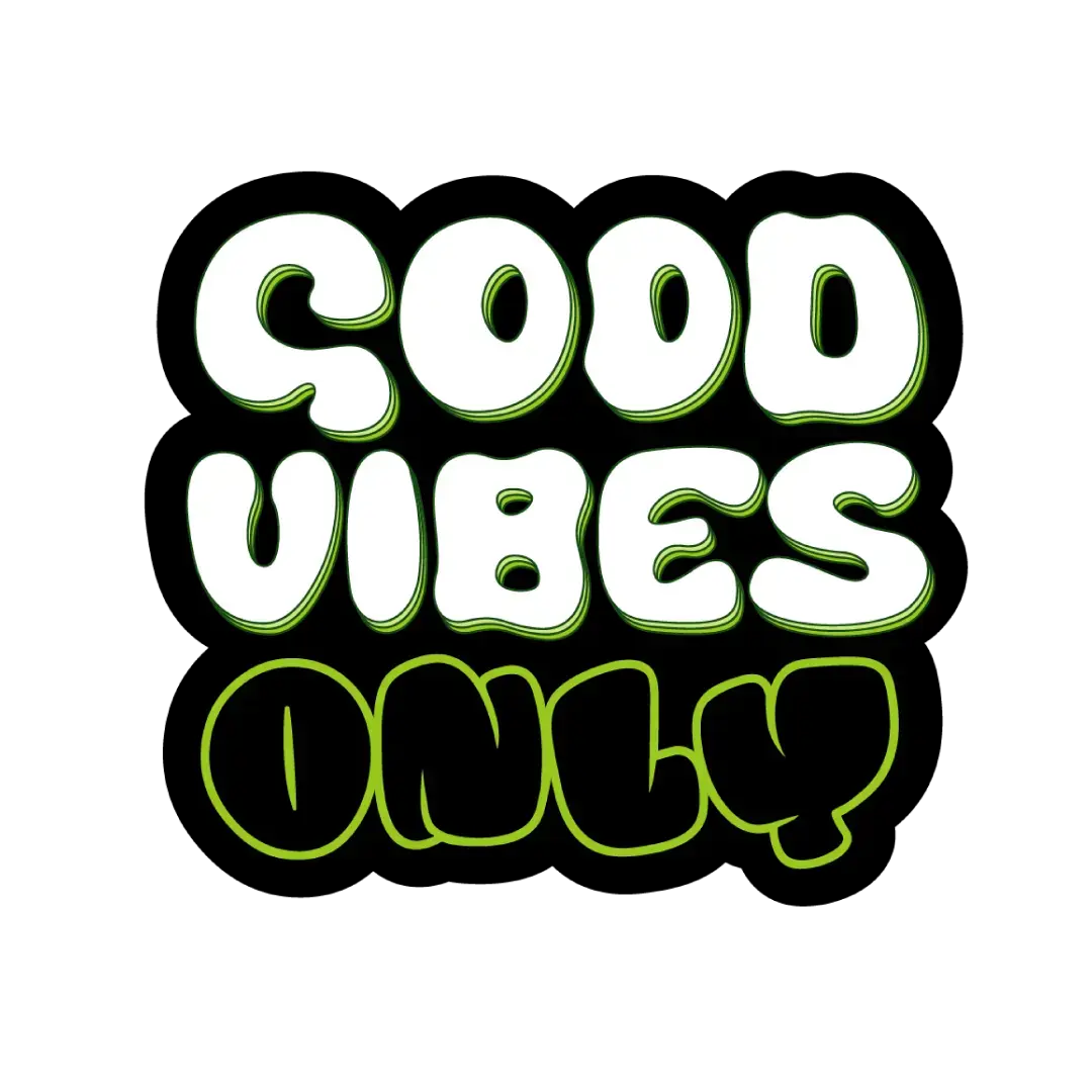 Good Vibes Only Sticker
