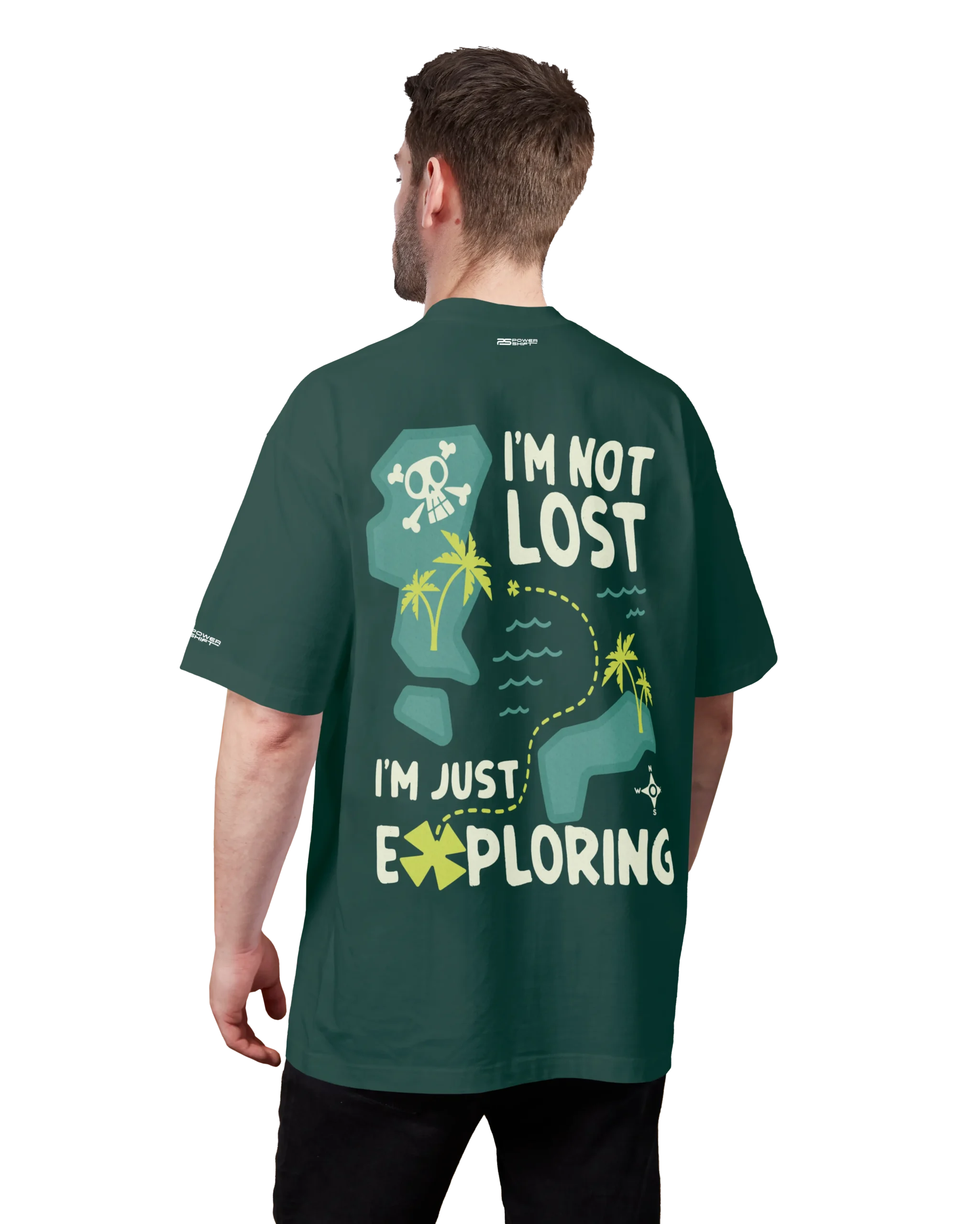 I’M Not Lost I’M Just Exploring T-Shirt – Oversized Fit