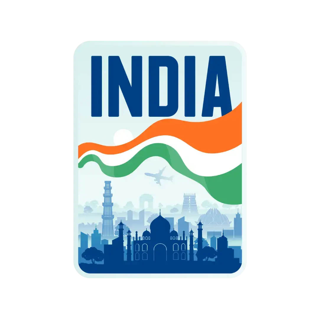 India Sticker