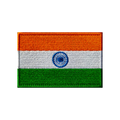 India Flag Iron On Patch