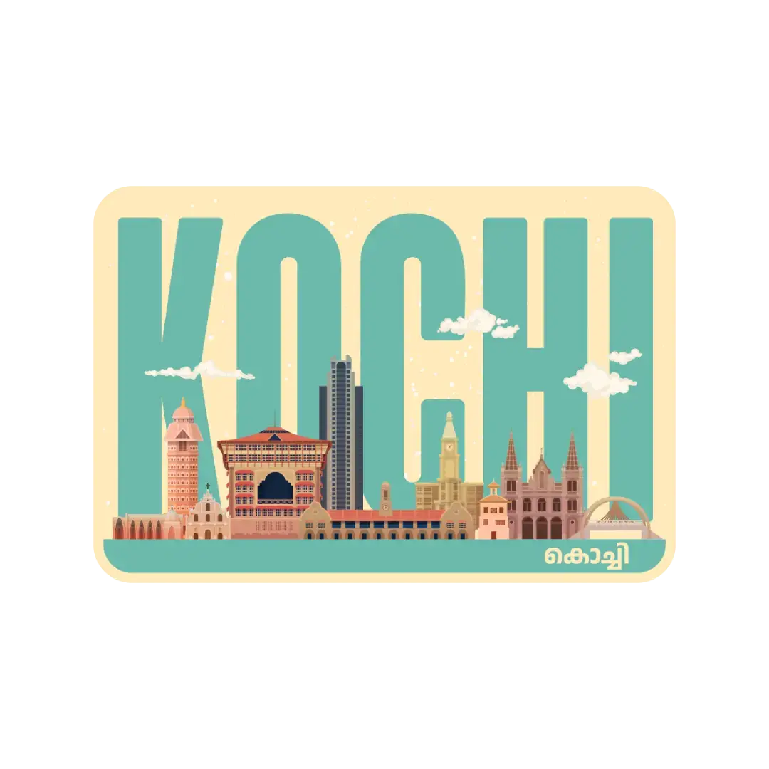 Kochi Fridge Magnet
