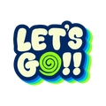 Let's Go Sticker