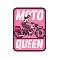 Moto Queen Sticker