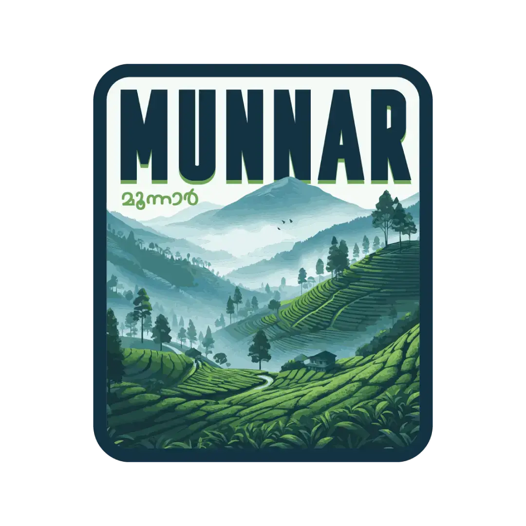 Munnar Fridge Magnet