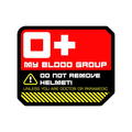 O+ Blood Group Sticker