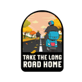Take The Long Road Home Sticker