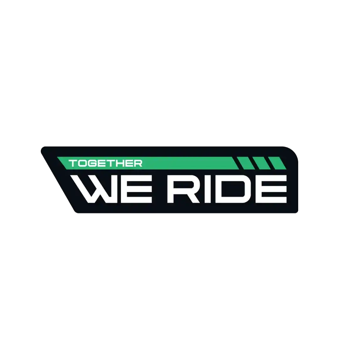 Together We ride Sticker