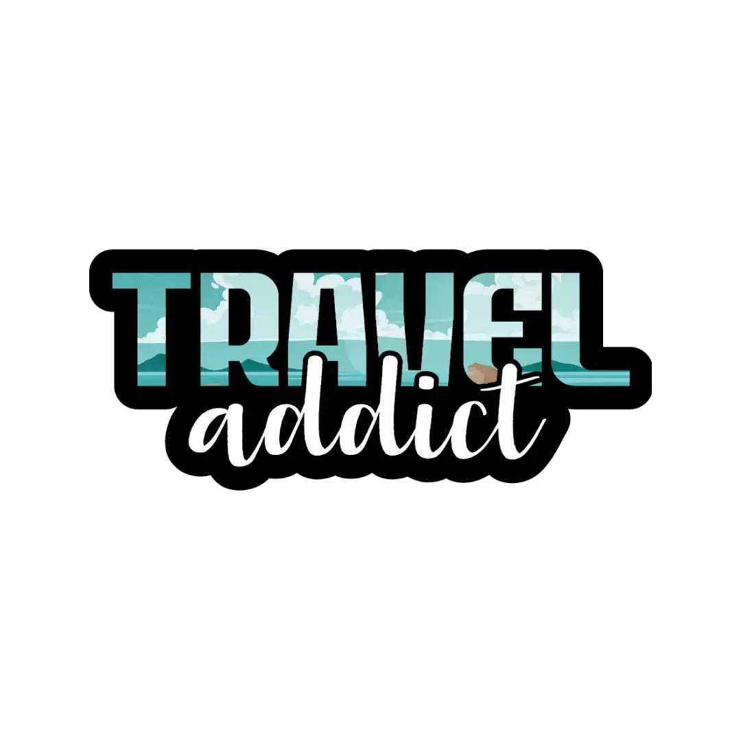 Travel Addict Sticker